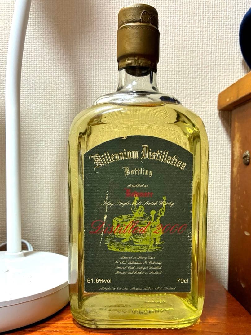 『ビンテージ』 ボウモア シェリーカスク 2000年蒸留 61.6％