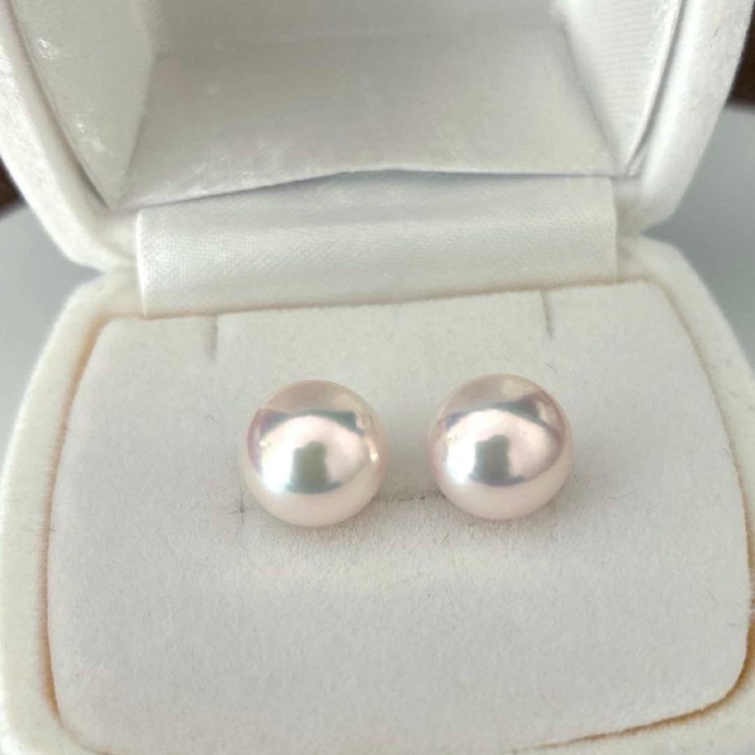 天女クラスアコヤ本真珠ピアス新品未使用ケース付き