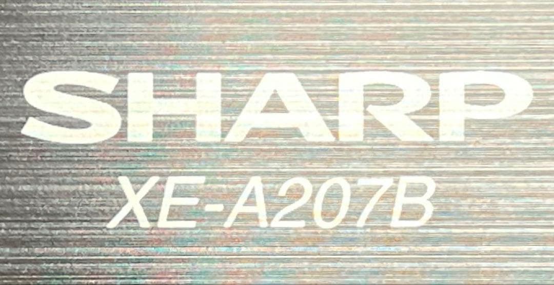 【美品】SHARP XE-A207 ブラック【取扱説明書・ドロア鍵・SDカード】