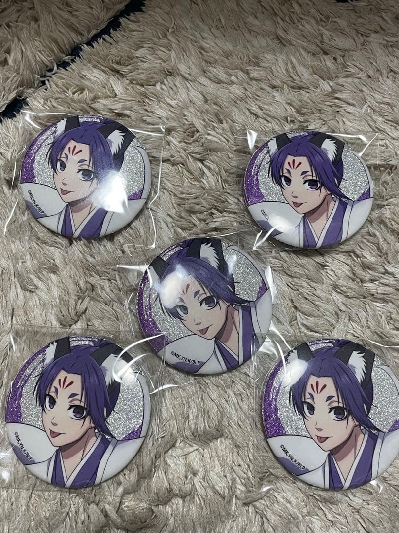 ブルーロック ブルロ TSUTAYA 百鬼夜行 缶バッジ 御影玲王 グリッター