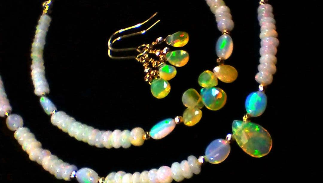 エチオピア産プレシャスオパール3点セット14kgf