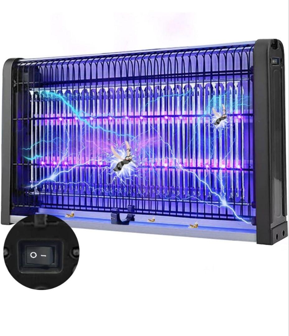 電撃殺虫器 電気蚊取り器 LED光源吸引式捕虫器 強力電撃殺虫器①