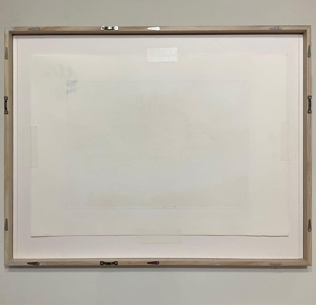 絵画・額縁・版画・織田義郎・新品未使用・銅版画+手彩色・美術品・インテリア・雑貨