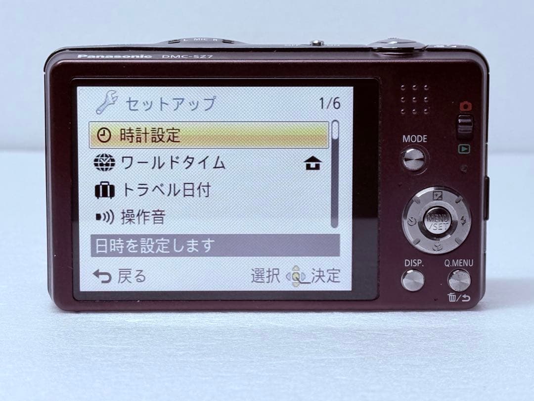 LUMIX DMC-SZ7 ブラウン 動作確認済 コンパクトデジタルカメラ