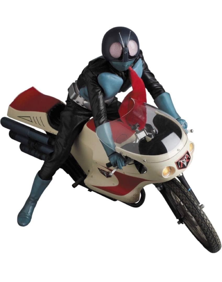 リアルアクションヒーローズ No.782 仮面ライダー旧1号 & サイクロン号