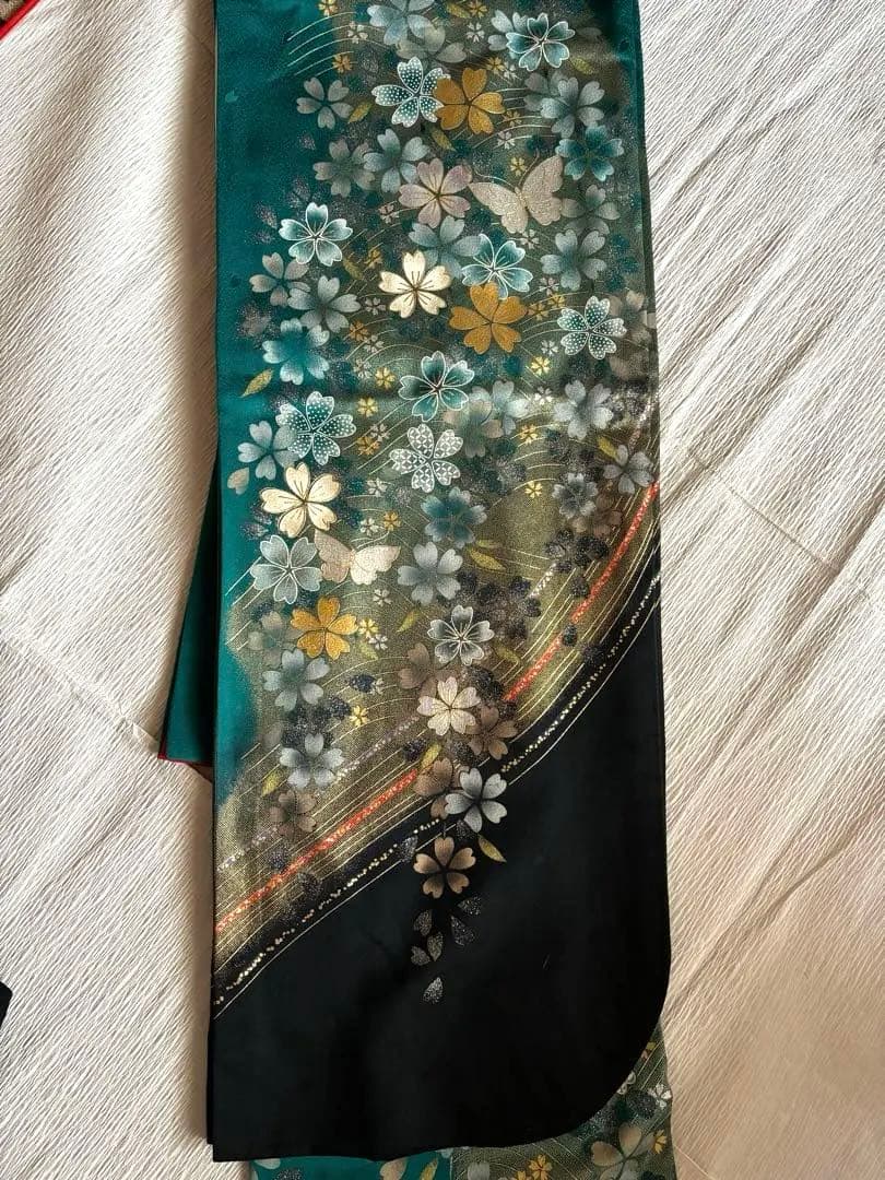 振袖フルセット袴のセット　成人式　帯揚げ帯締め　袋帯　重ね襟　草履バッグ　髪飾り