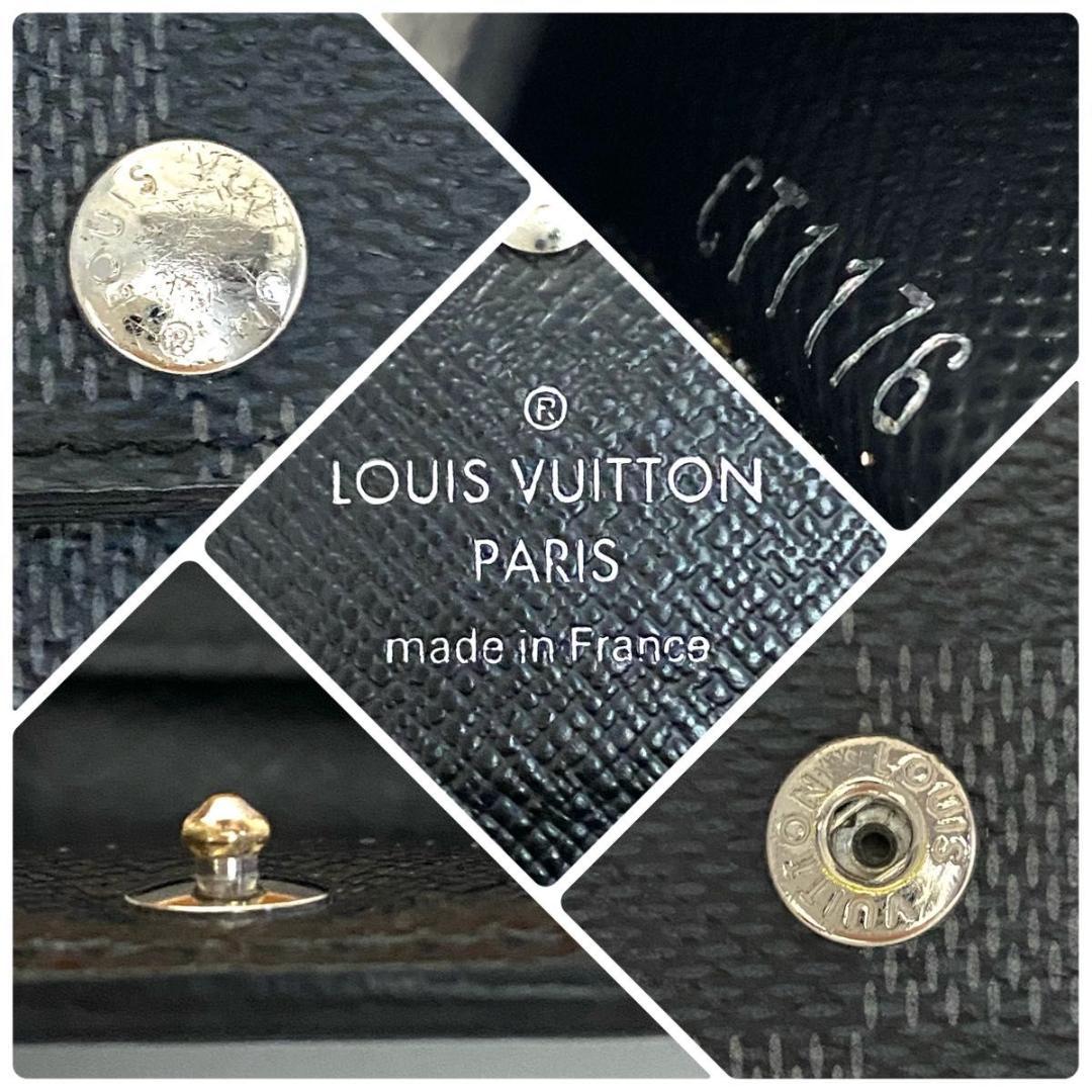 ルイ ヴィトン◎ミュルティクレ6 ダミエ グラフィット キーケース　6連 黒