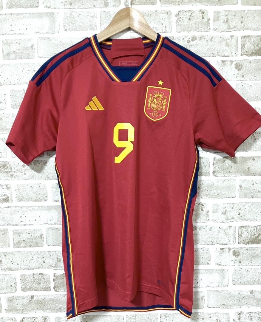 【24時間以内/匿名配送】良品 スペイン代表 ガビ 半袖 ユニフォーム Lサイズ