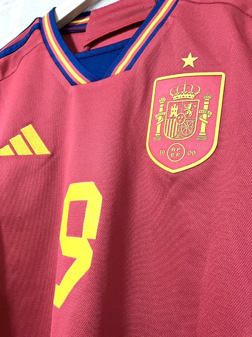 【24時間以内/匿名配送】良品 スペイン代表 ガビ 半袖 ユニフォーム Lサイズ