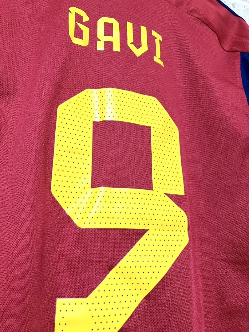 【24時間以内/匿名配送】良品 スペイン代表 ガビ 半袖 ユニフォーム Lサイズ