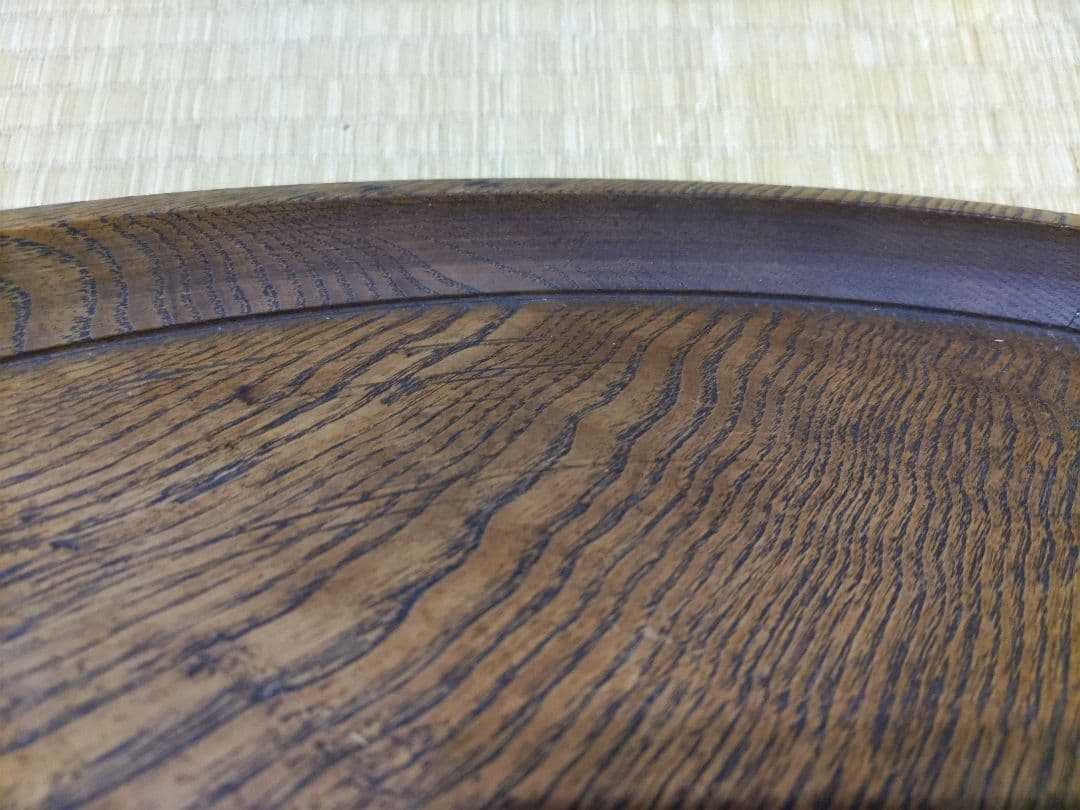 時代！　木地盆　大盆（57ｃｍ）　栓の木　酒器使いに