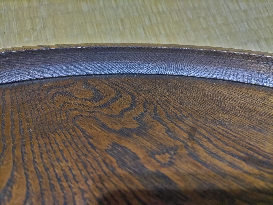 時代！　木地盆　大盆（57ｃｍ）　栓の木　酒器使いに