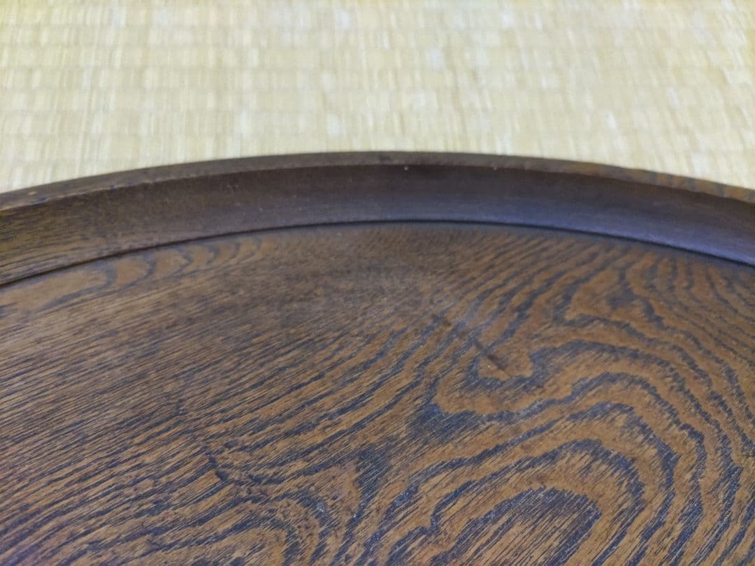 時代！　木地盆　大盆（57ｃｍ）　栓の木　酒器使いに