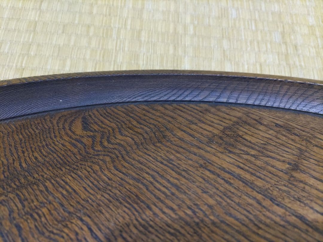 時代！　木地盆　大盆（57ｃｍ）　栓の木　酒器使いに