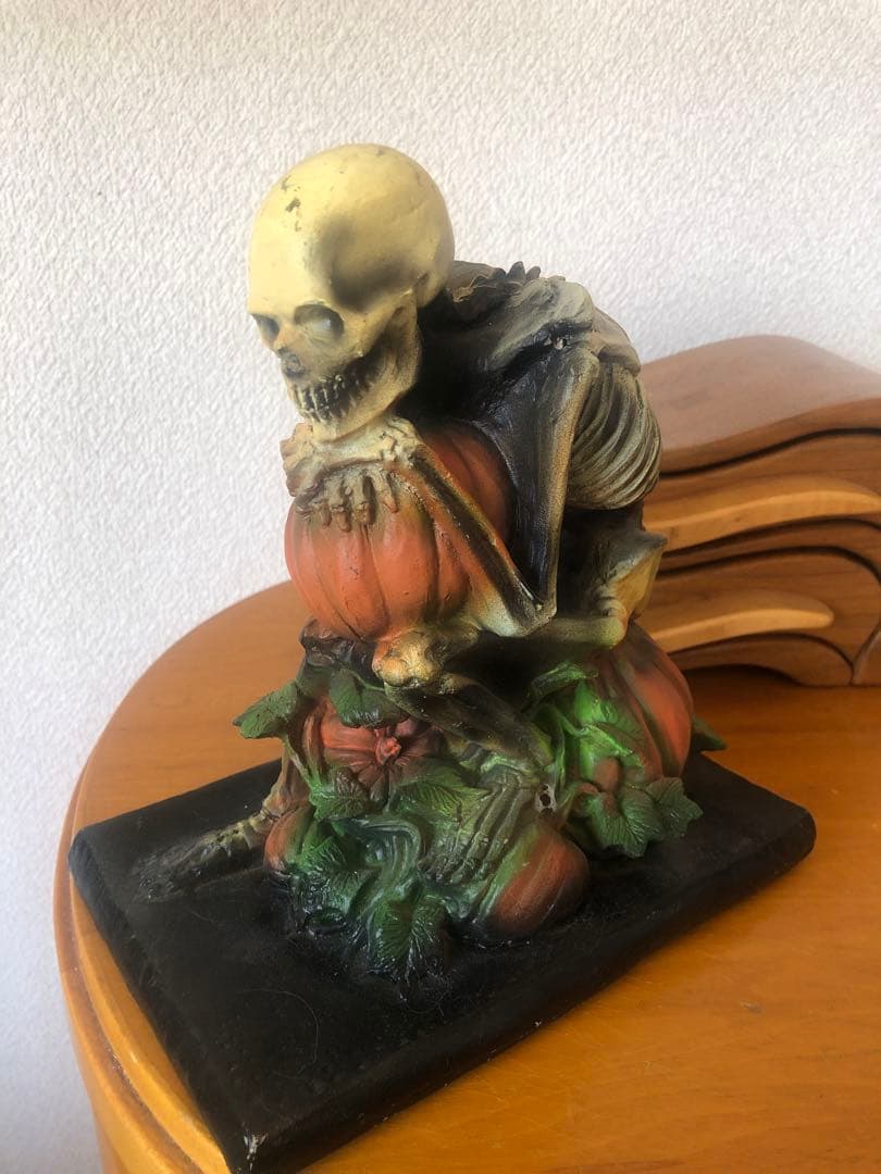 ビンテージ　スカル　髑髏　骸骨　ハロウィン　死神　50s モンスター　レトロ