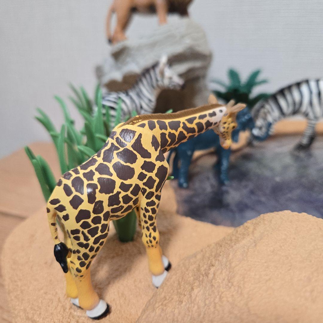 【美品】Schleich シュライヒ 水飲み場 動物セット