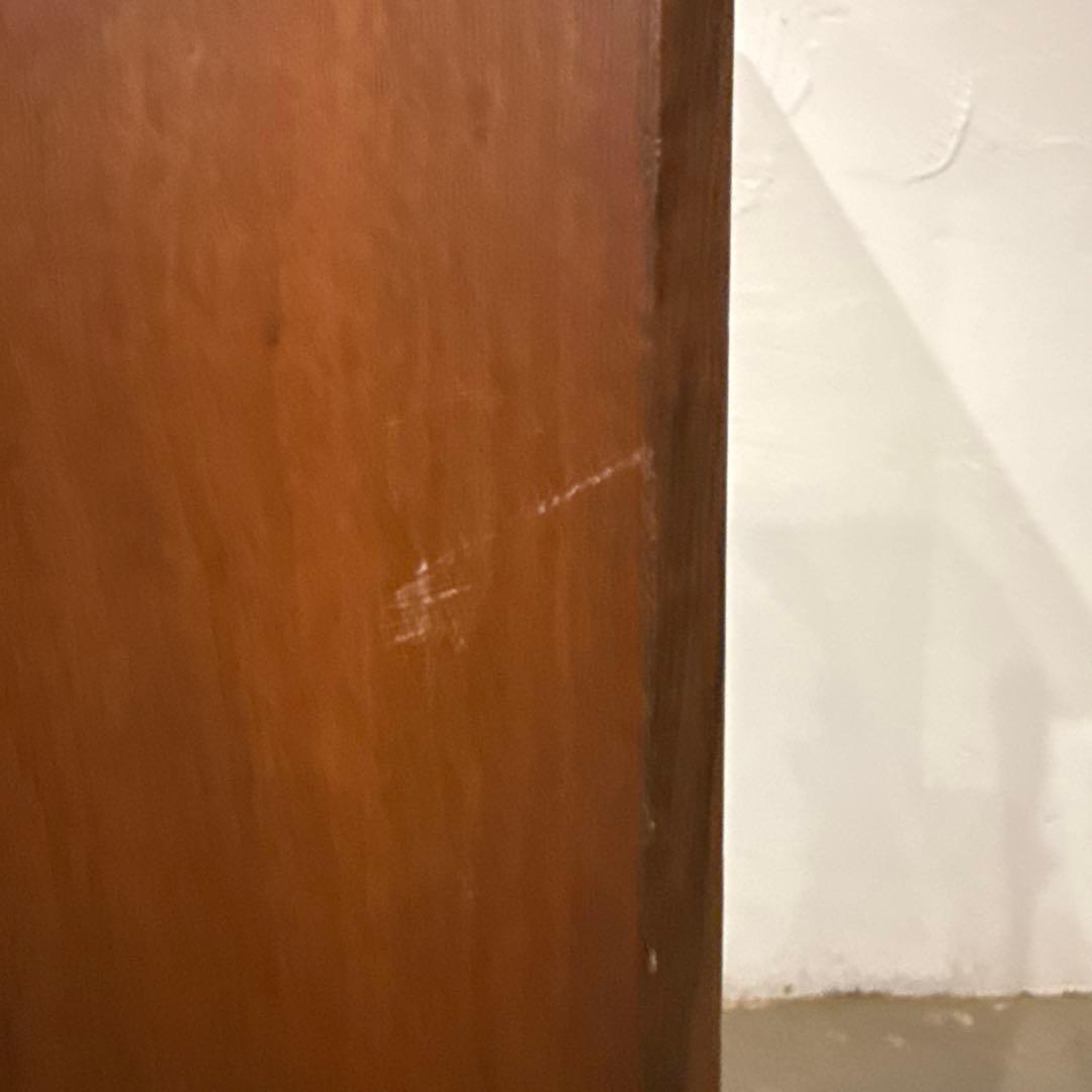 年末年始saleヴィンテージ　サイドテーブル　大理石天板　引き出し／扉収納付き