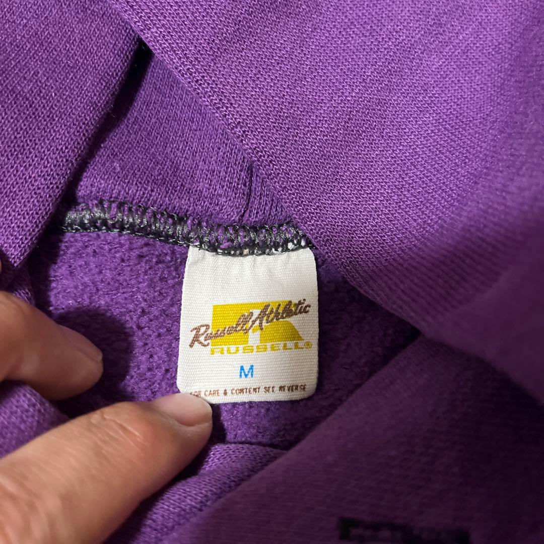 ノ*ブ様 70s vintage russell スウェットパーカーM金タグ