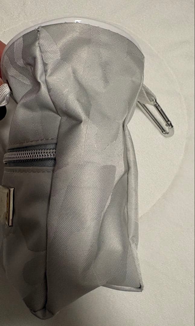 MARK&LONAマークアンドロナ ボールポーチ　小物入　ホワイトカモ