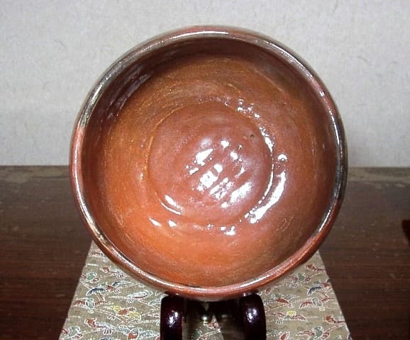 永興明道作 妙心寺管長 倉内松堂老師 書付 「米寿」茶碗No2無傷共箱古物。