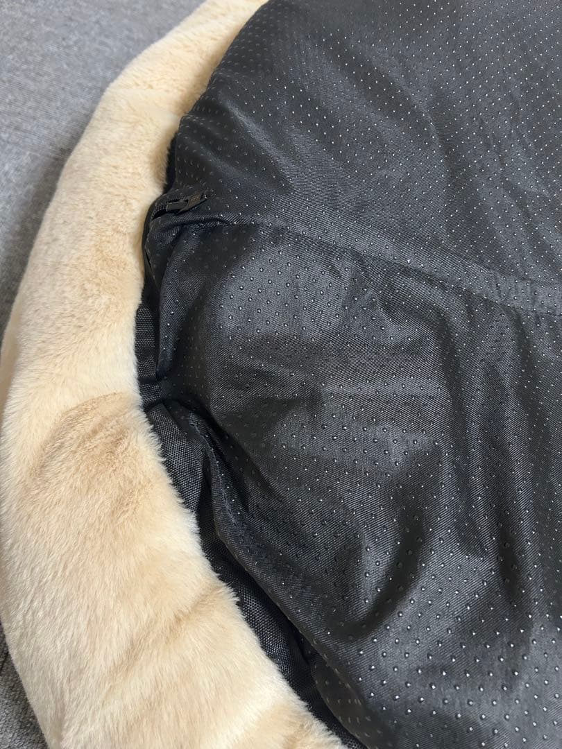 イチリンペット プレミアムマシュマロクッションベッド　ショートヴィーガンファー