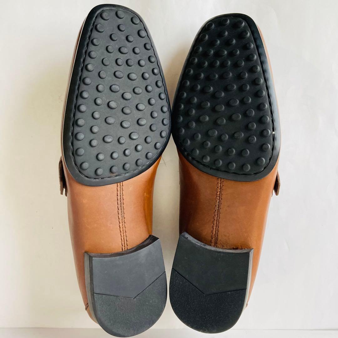 TOD'S トッズ 濃茶 ローファー 24.5cm 除菌・消臭済み