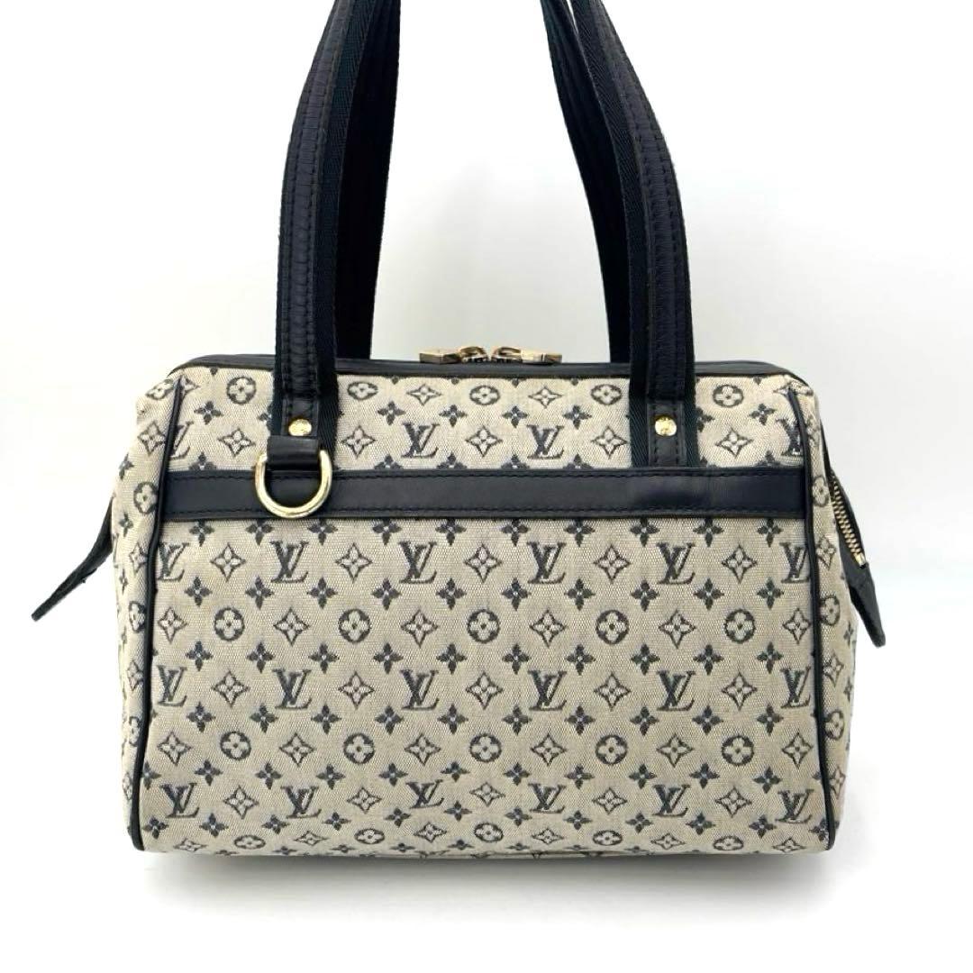 ルイ・ヴィトン モノグラムミニ M92214 ジョセフィーヌPM ブルー 青