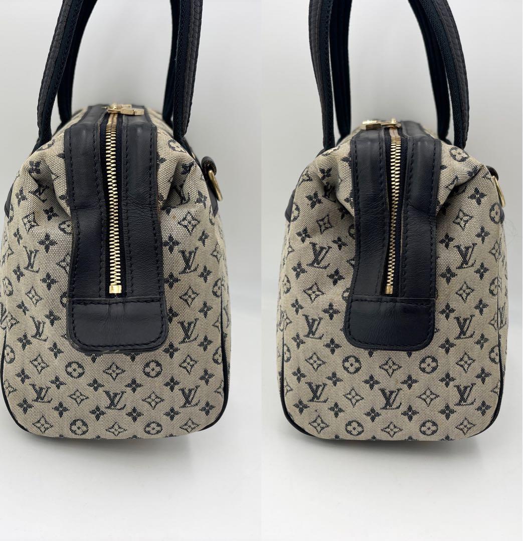 ルイ・ヴィトン モノグラムミニ M92214 ジョセフィーヌPM ブルー 青