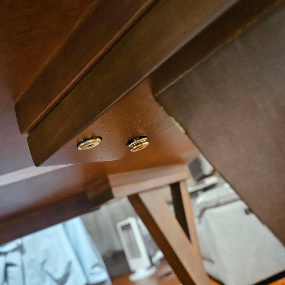 【関家具製】【岐阜引取】ダイニング5点セット4人掛けテーブルアームチェア