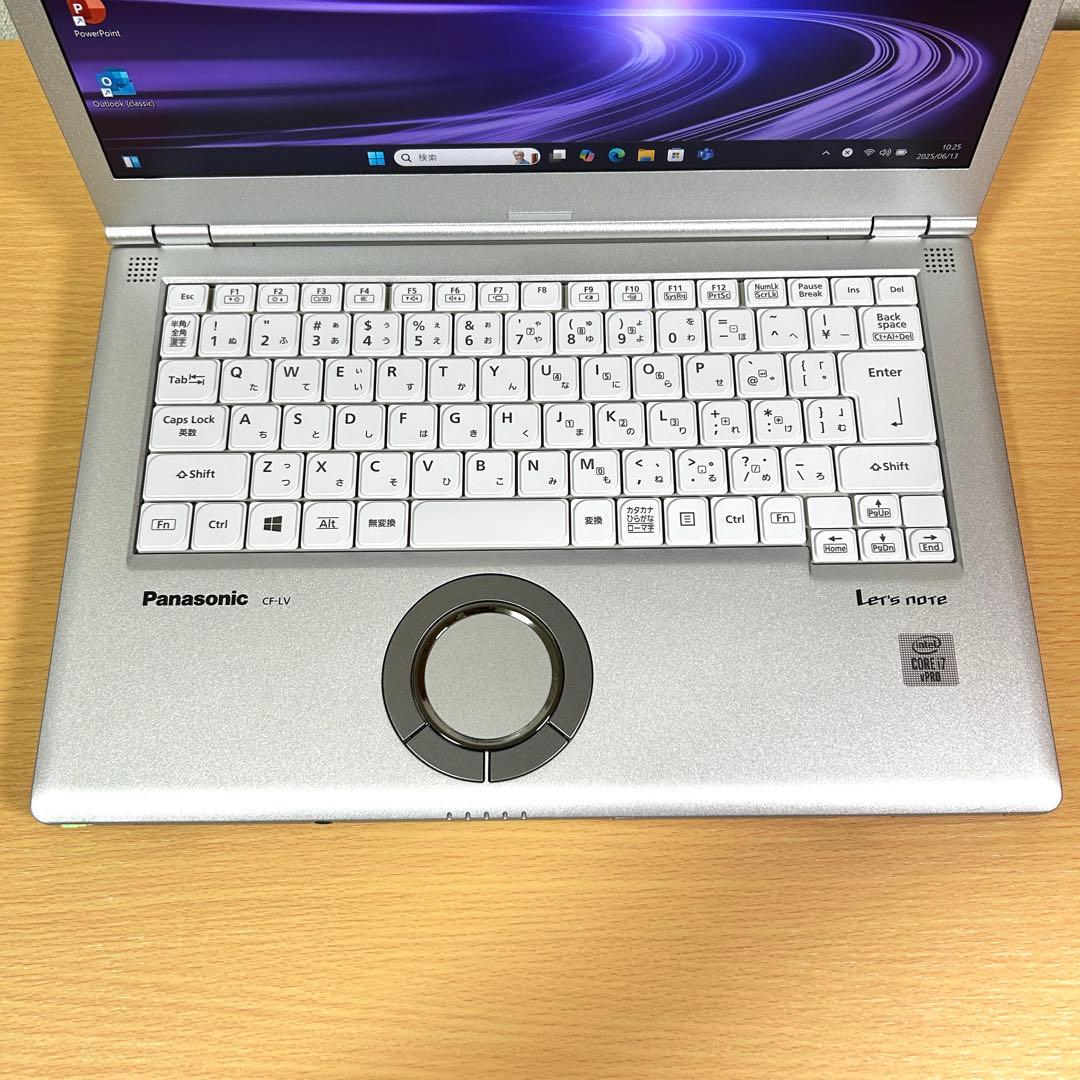 Windowsノート本体 Panasonic Let's note LV9 i7 512GB 16GB