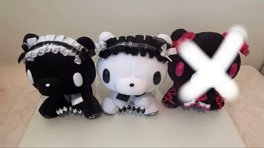 グルーミー No.589 No.596ぬいぐるみ 3体セット