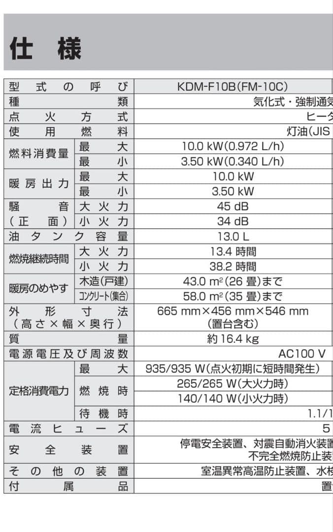 ブルーヒーター　ダイニチ　KDM-F10B 美品‼️ 送料込み❗️2020年製