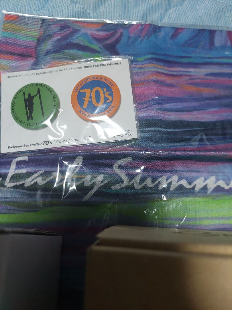 浜田省吾グラス、カップ、バンダナ、トランポ、カンバッジ