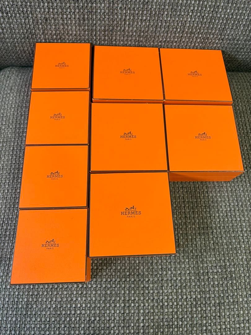 正規品　エルメス　アクセサリーリングなど入れ　空箱ケース　31個セット