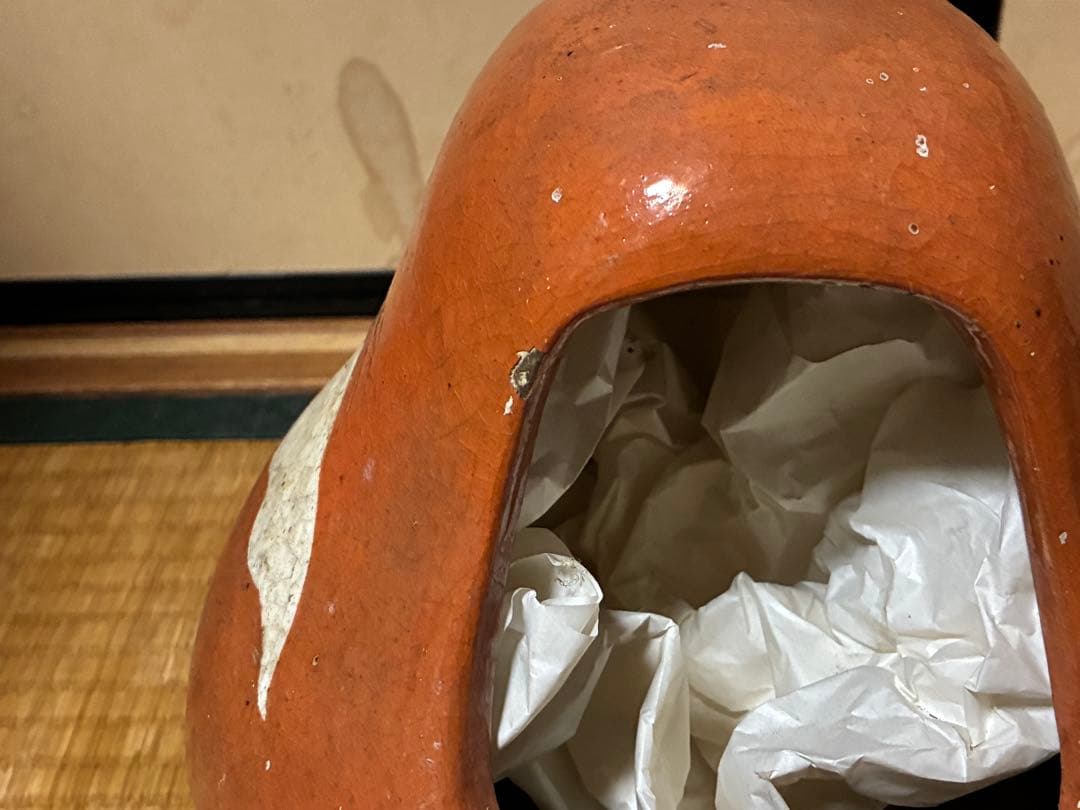 古陶器 おかめ 手炙り 火鉢 在名 時代物