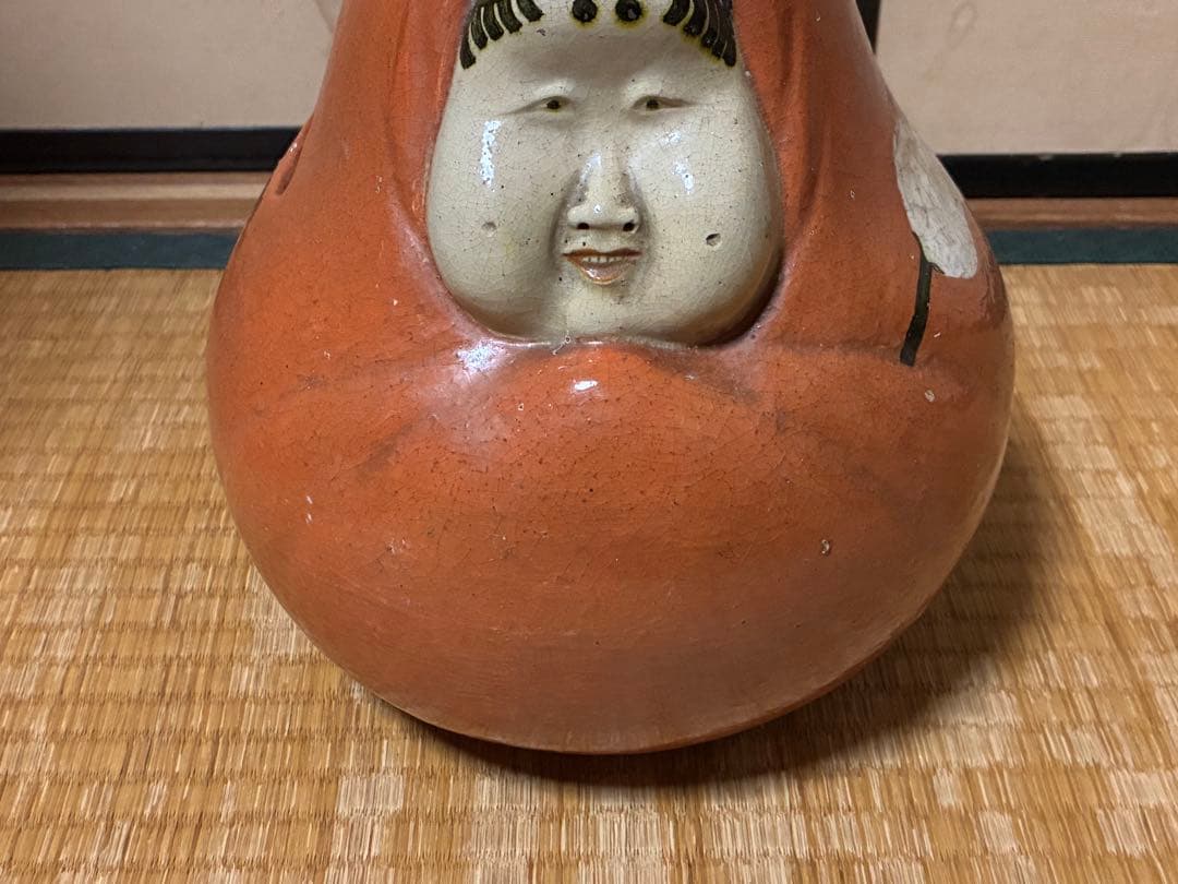 古陶器 おかめ 手炙り 火鉢 在名 時代物