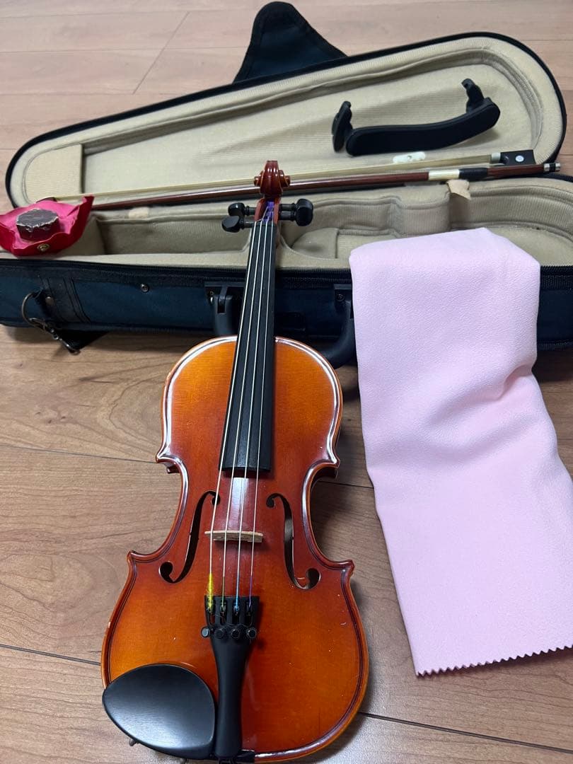 バイオリン　ケース　肩当て付き　1/8スズキバイオリン