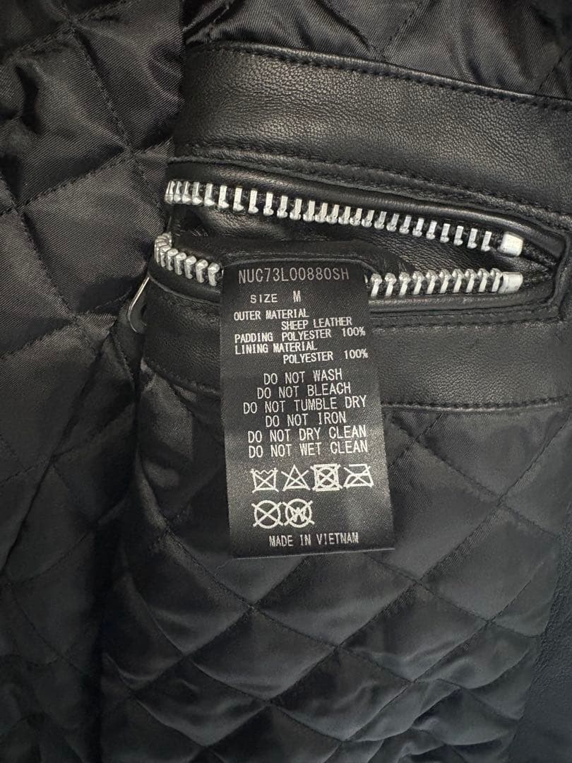 H.O.R.W.S　ナノユニバース　レザージャケット　M