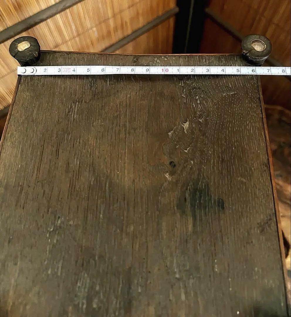 時代 古木 竹工細工 中型 花台 香台 盆栽台