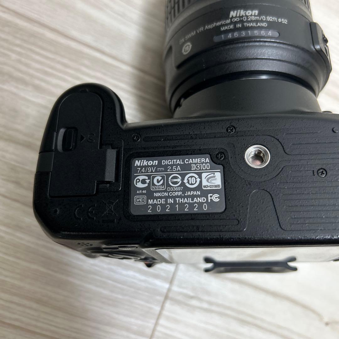 Nikon D3100 一眼レフ 18-55mm レンズ バッテリー SD