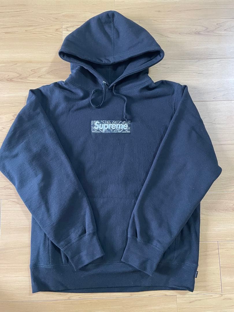 専用19FW Supreme Bandana Box Logo Hooded M