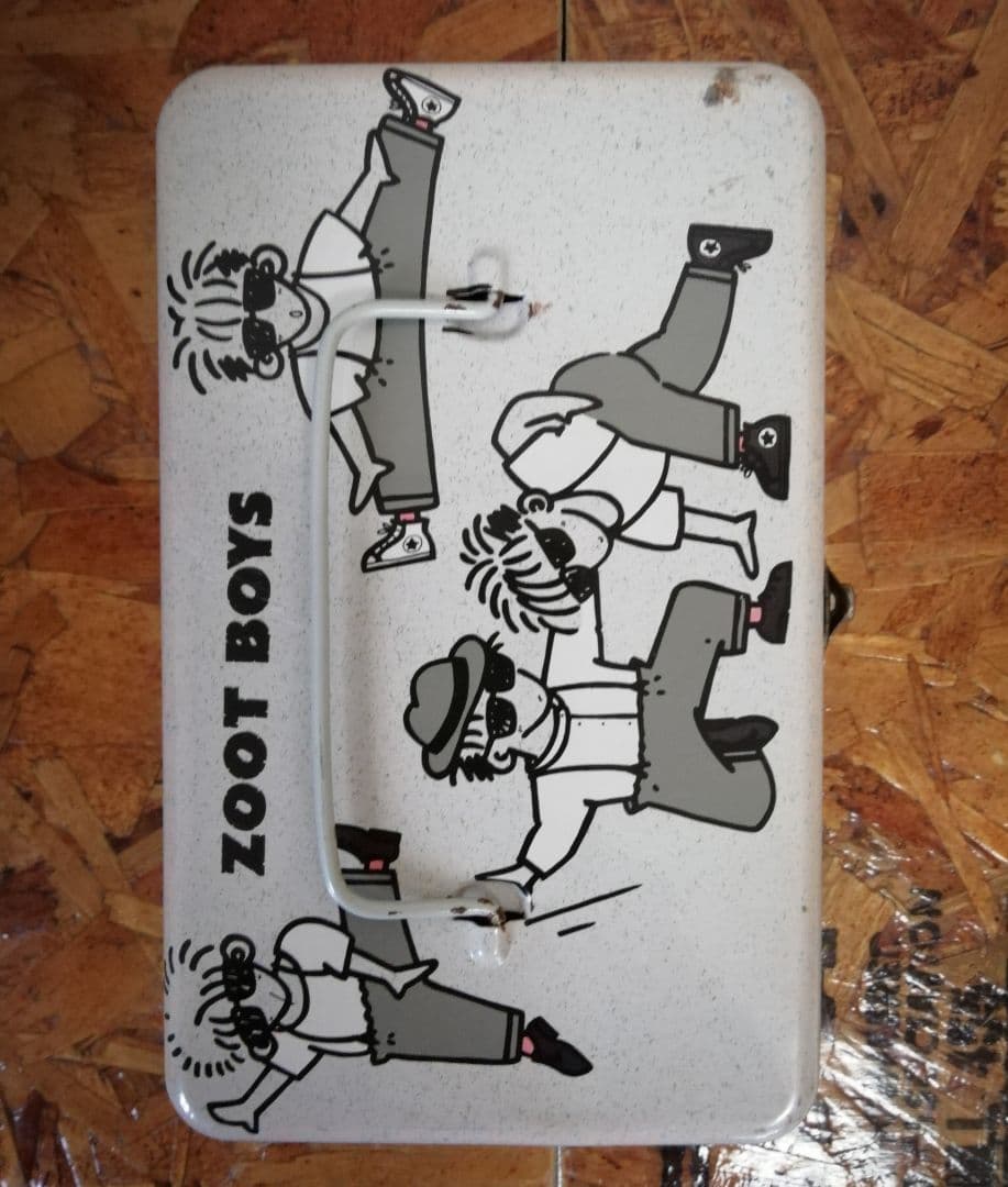 昭和レトロ　ファンシー　ZOOT BOYS　スチールボックス　超レア