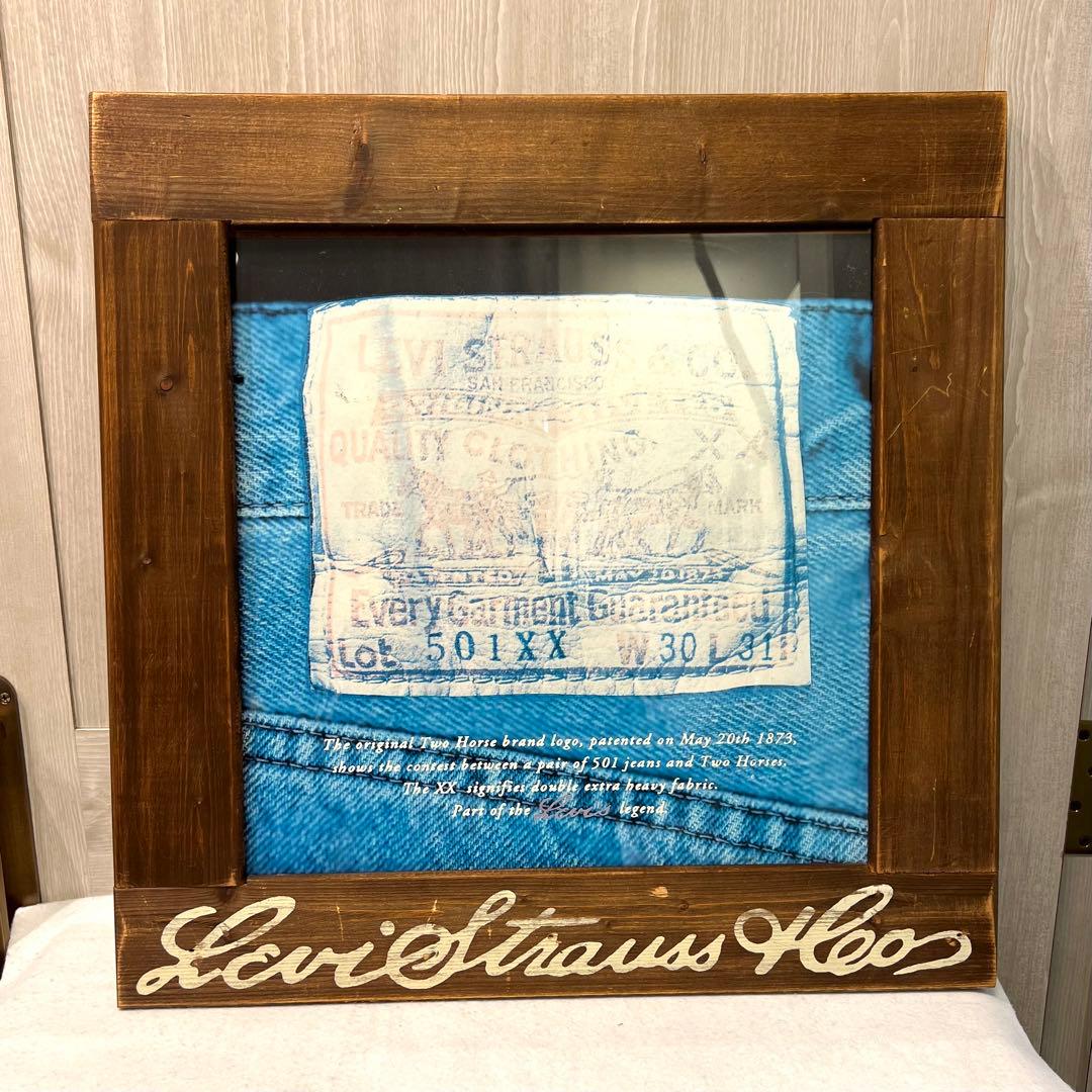 Levi's 501XX デニムパッチ アート パネル リーバイス レア 非売品