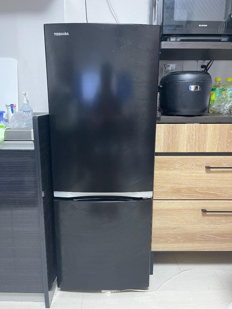 【東芝 冷蔵庫】送料込み！使用中 引越し処分@最安「動作保証」