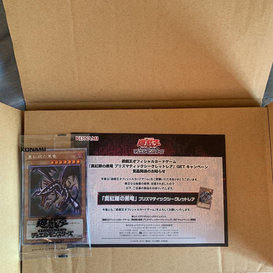 遊戯王　真紅眼の黒竜　レッドアイズブラックドラゴン プリズマ