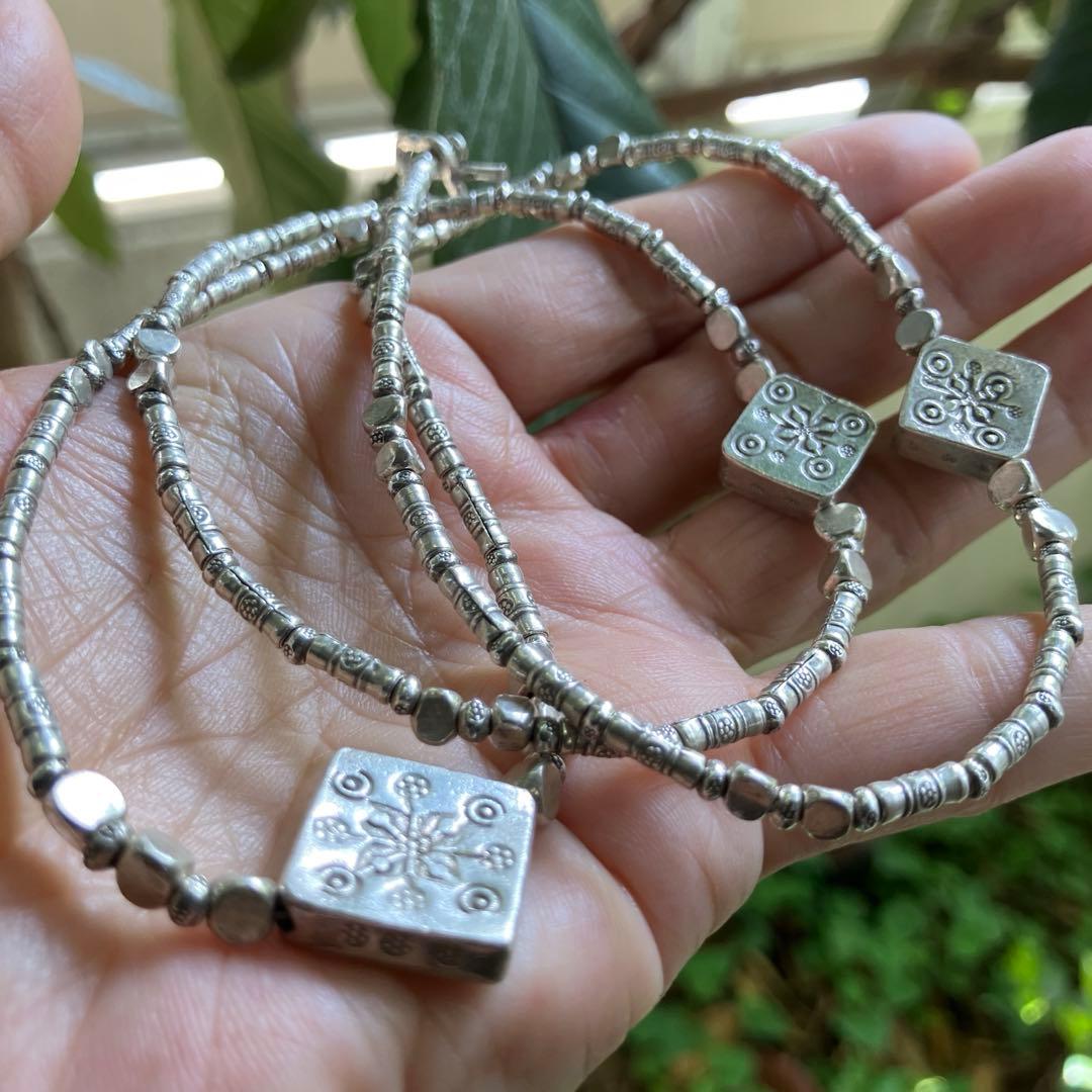 御専用　カレンシルバー　ロングネックレス　パドゥア＆ファイ