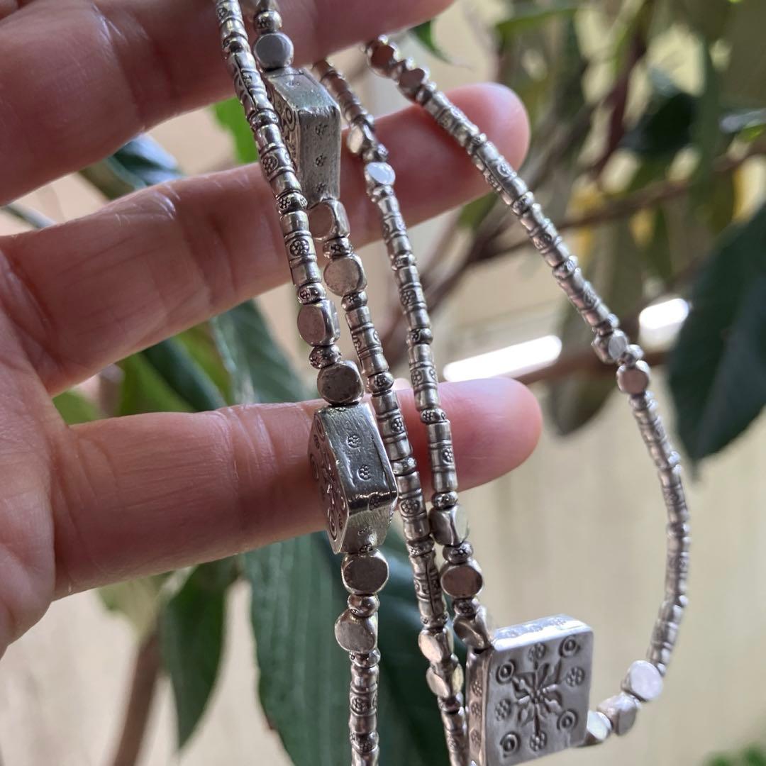 御専用　カレンシルバー　ロングネックレス　パドゥア＆ファイ