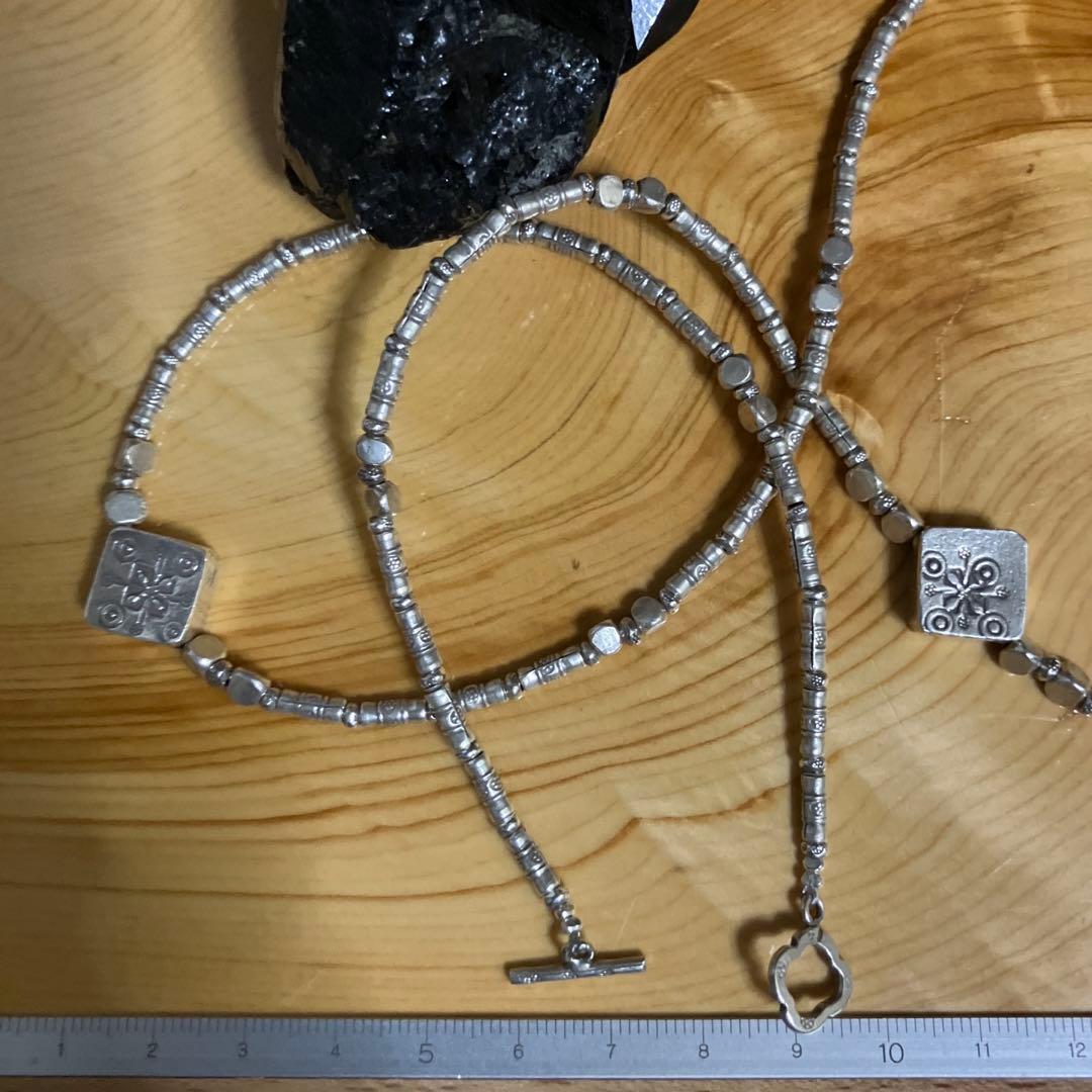 御専用　カレンシルバー　ロングネックレス　パドゥア＆ファイ