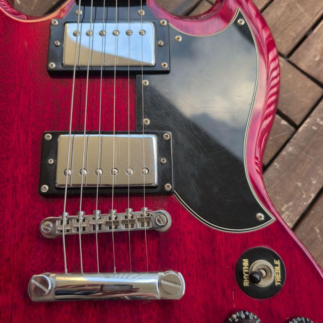 Epiphone エレキギターSG マホボディ cherryカラー