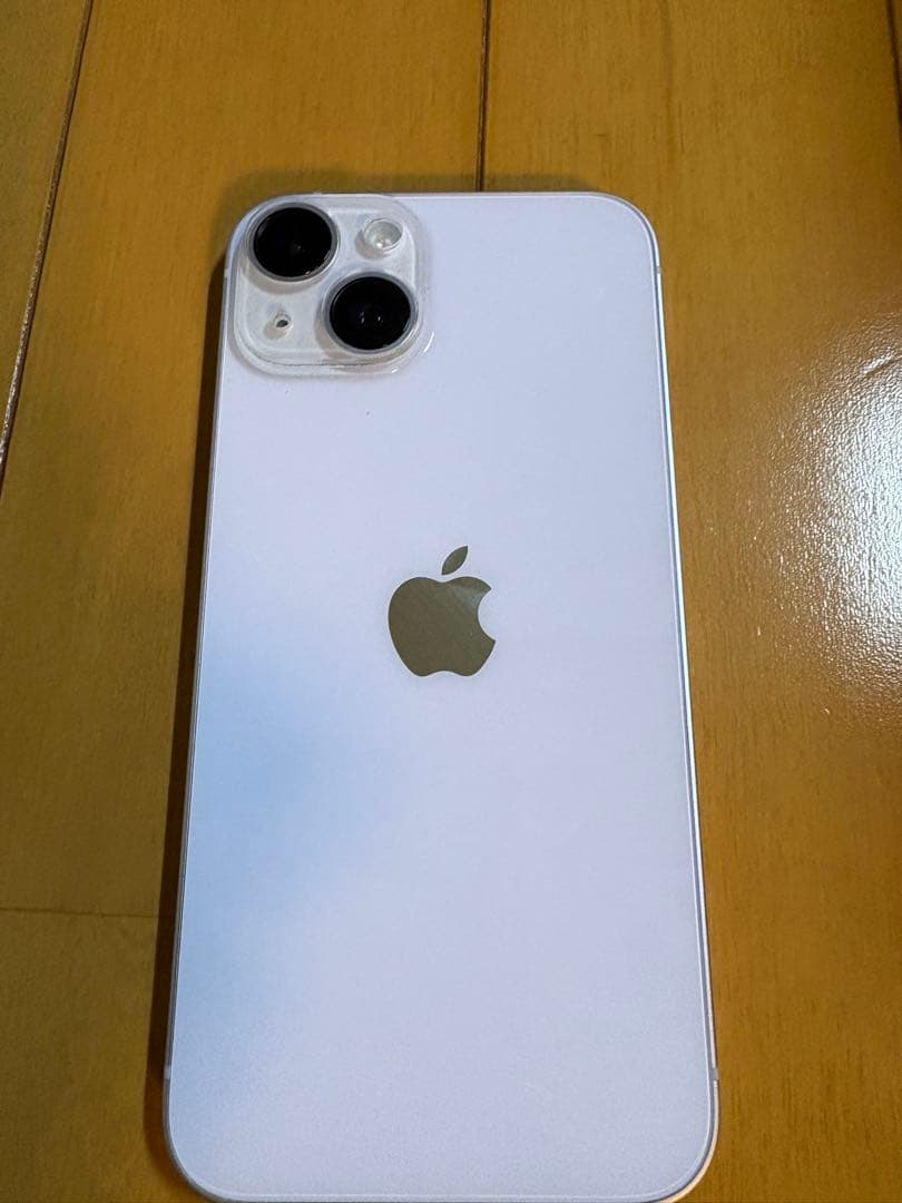 Apple iPhone 14 パープル　画面ひび割れ